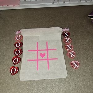 Tic Tac Toe Heart Game Set
